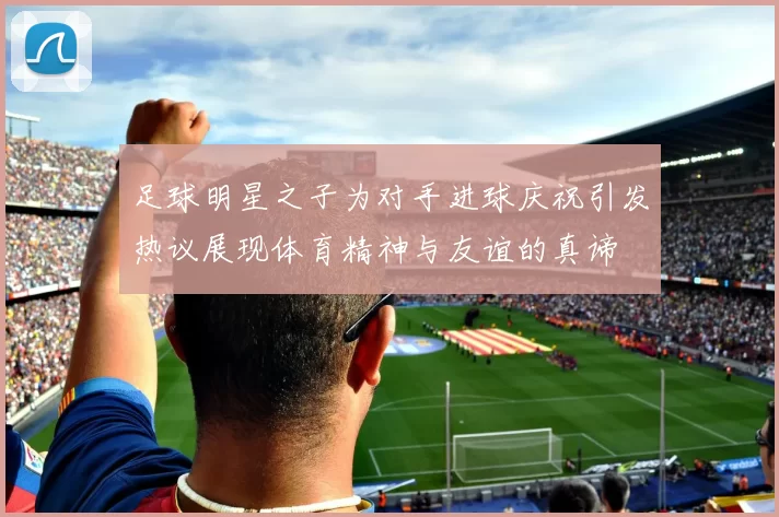 足球明星之子为对手进球庆祝引发热议展现体育精神与友谊的真谛